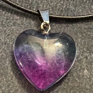 💎2/$15💎Aura Quartz Heart Pendant Necklace